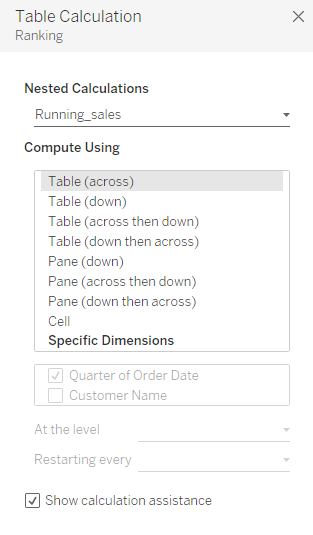 A quickie on nested table calculations – Tableau Adventurer